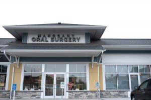 Outside photo of Mahogany Oral Surgery where you can get dental implants in Calgary